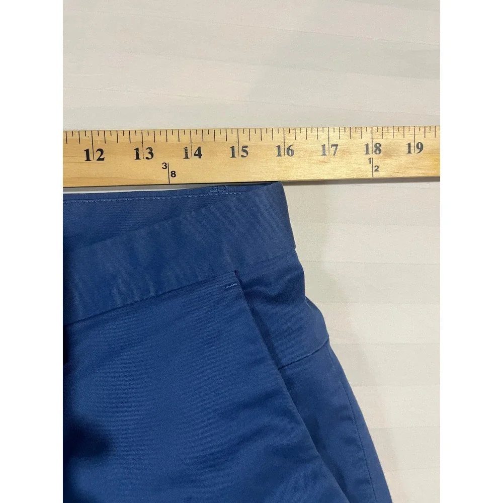 Banana Republic Emerson Shorts Mens 32 Blue Flat Front‎ Chino Straight Leg